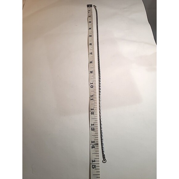 Emmons Vintage Silver Tone 15" Chain, Necklace, Choker Patent #3427691 - Picture 3 of 5